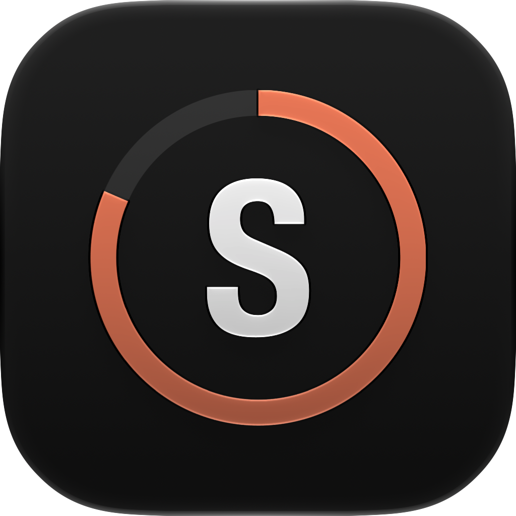 Streaks icon, Dark, 1024 px
